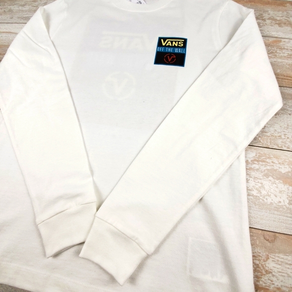 Vans Game Night LS Womens Tee White - Picture 3 of 9